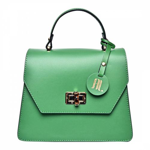 Green Leather Handbag - Anna Luchini - Modalova
