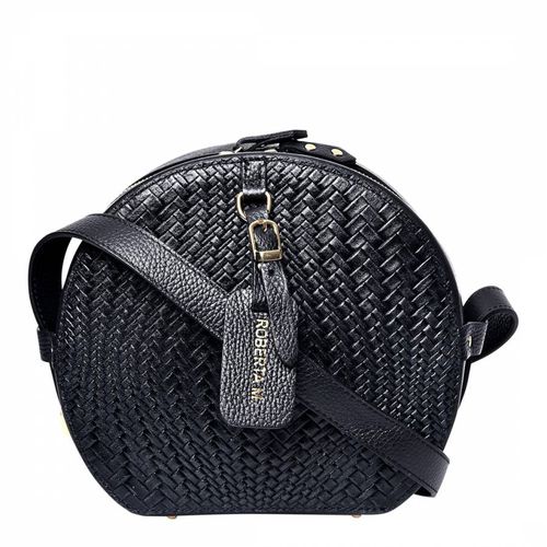 Black Leather Shoulder Bag - Roberta M - Modalova