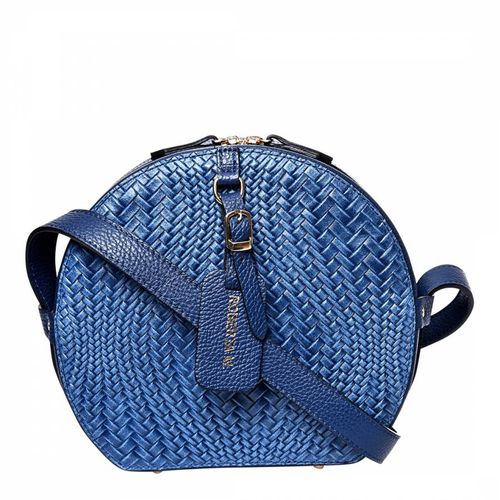 Blue Leather Shoulder Bag - Roberta M - Modalova