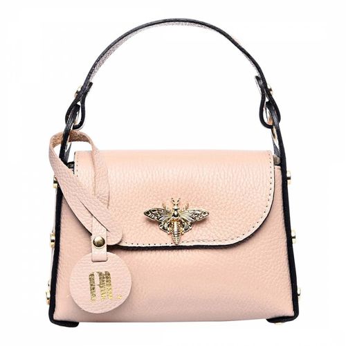 Pink Leather Top Handle Bag - Anna Luchini - Modalova