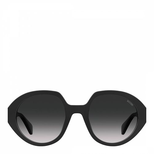 Black Round Geometrical Sunglasses - MOSCHINO - Modalova