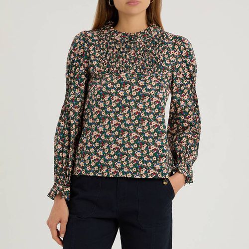 Multi Lisa Smocked Blouse - Wyse - Modalova