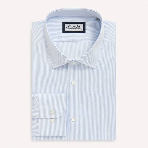 White Stripe Regular Fit Cotton Shirt - Charlie Allen - Modalova