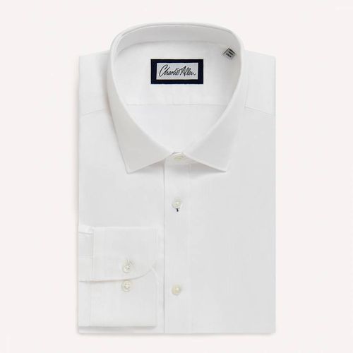 White Regular Fit Cotton Shirt - Charlie Allen - Modalova