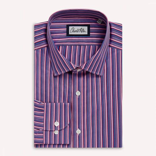 Multi Stripe Regular Fit Cotton Shirt - Charlie Allen - Modalova