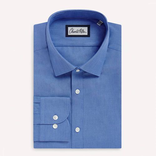 Blue Regular Fit Cotton Shirt - Charlie Allen - Modalova