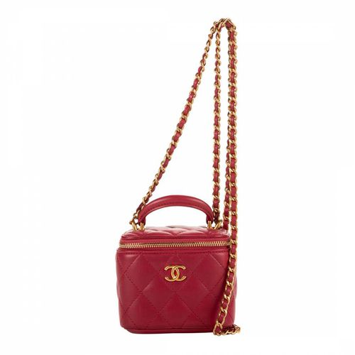 Raspberry Vanity Mini Shoulder bag - Vintage Chanel - Modalova