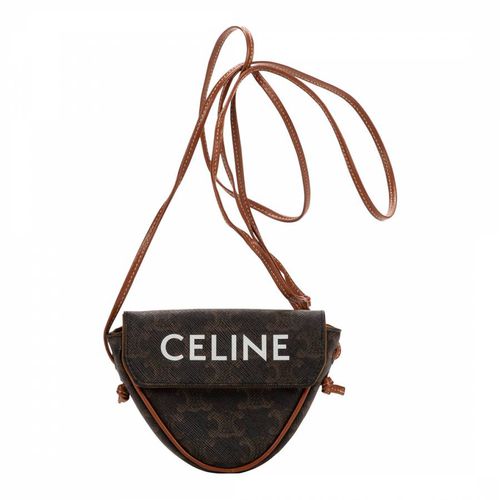 Brown Triangle Shoulder Bag - Vintage Celine - Modalova