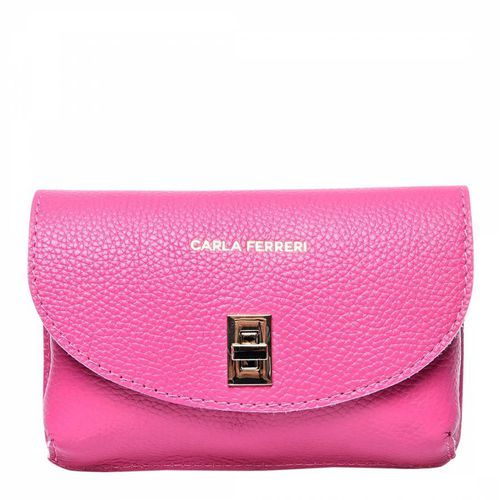 Pink Leather Crossbody bag - Carla Ferreri - Modalova
