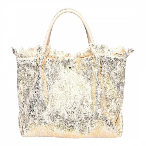 Beige Leather Handbag - Carla Ferreri - Modalova