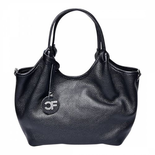 Black Leather Handbag - Carla Ferreri - Modalova