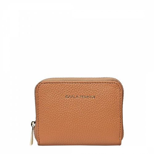 Brown Leather Wallet - Carla Ferreri - Modalova