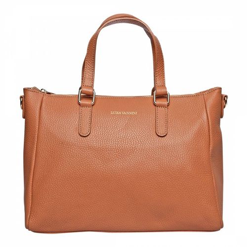 Brown Italian Leather Shoulder Bag - Luisa Vannini - Modalova