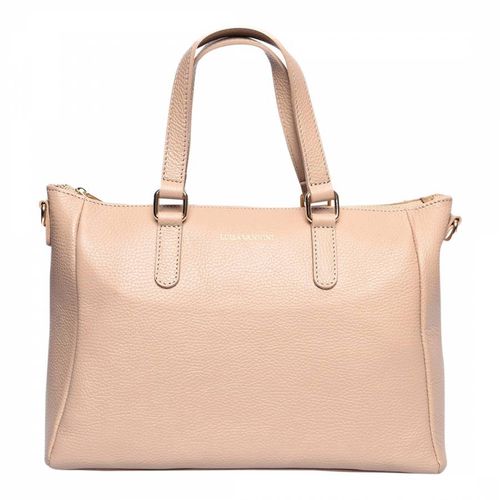 Light Pink Italian Leather Shoulder Bag - Luisa Vannini - Modalova