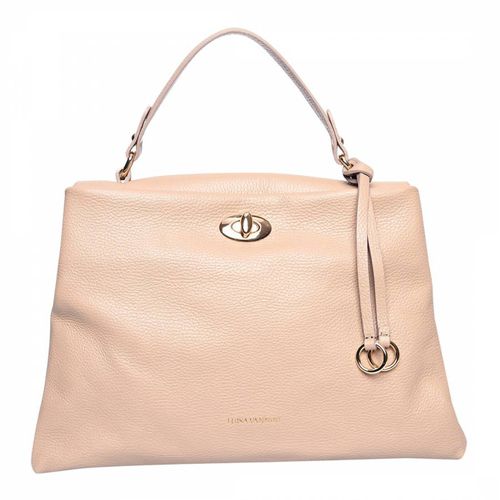 Light Pink Italian Leather Shoulder Bag - Luisa Vannini - Modalova