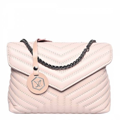 Pink Italian Leather Crossbody bag - Luisa Vannini - Modalova