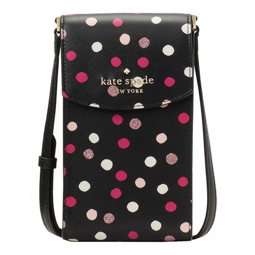 Staci Glimmer Dot Printed North South Flap Phone Crossbody - Kate Spade - Modalova