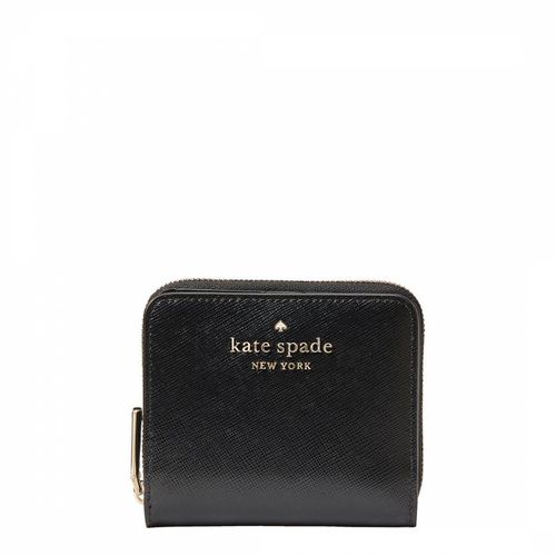 Wintergreen Staci Saffiano Leather Small Zip Around Bifold Wallet - Kate Spade - Modalova