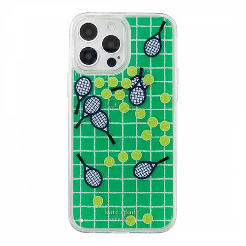 Courtside Liquid Floating Tennis Ball Confetti Iphone 13 Pro Max Case - Kate Spade - Modalova