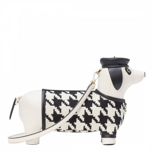 Claude Houndstooth Sweater Dachshund Crossbody - Kate Spade - Modalova