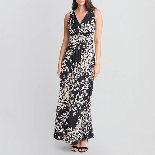 Black/Beige Rihanna Jersey Maxi Dress - Gina Bacconi - Modalova