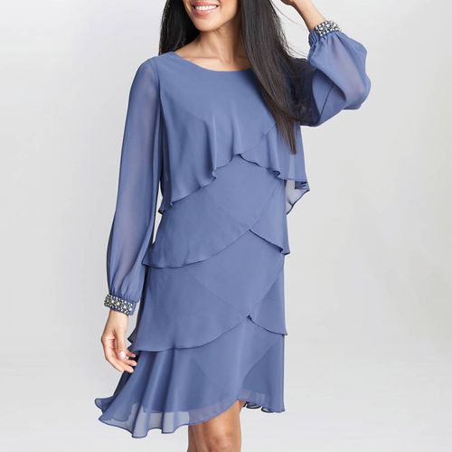 Sakura Long Sleeved Tiered Dress - Gina Bacconi - Modalova