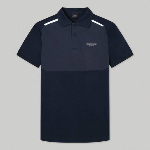 AMR Short Sleeve Cotton Polo Shirt - Hackett London - Modalova