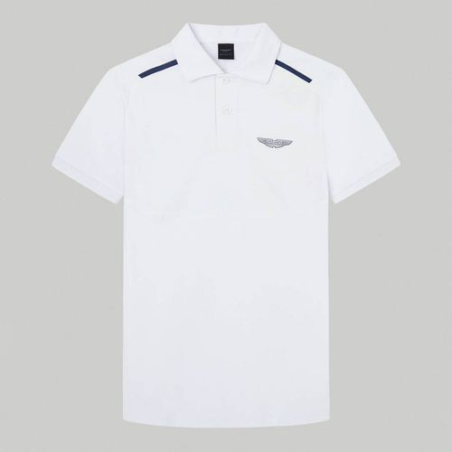 AMR Short Sleeve Cotton Polo Shirt - Hackett London - Modalova