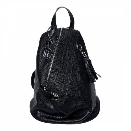 Black Leather Backpack - Isabella Rhea - Modalova