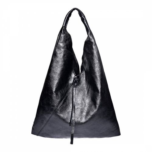 Black Leather Shopper bag - Isabella Rhea - Modalova