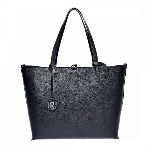 Black Leather Tote Bag - Isabella Rhea - Modalova