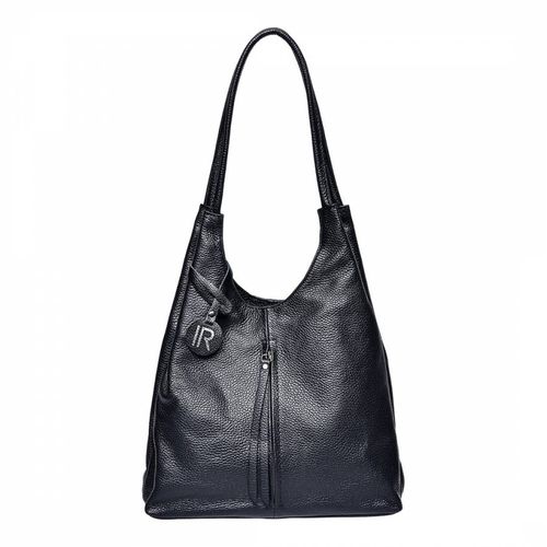 Black Leather Shoulder Bag - Isabella Rhea - Modalova