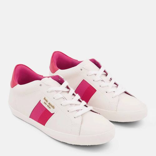 White/Pink Leather Trainers - Kate Spade - Modalova