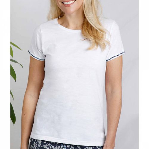 White Teya Cotton T-Shirt - Weird Fish - Modalova