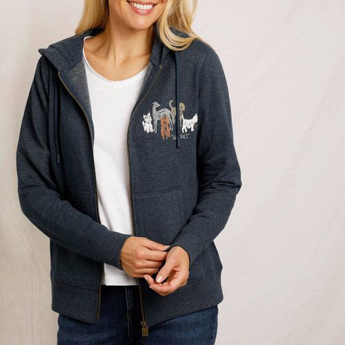 Navy Franchises Full Zip Hoodie - Weird Fish - Modalova