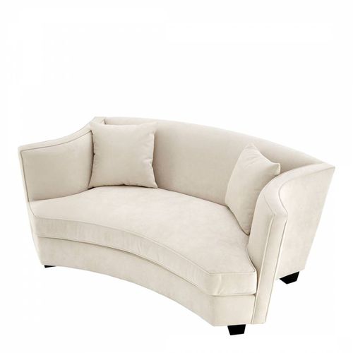 Giulietta Sofa Ecru Velvet - Eichholtz - Modalova