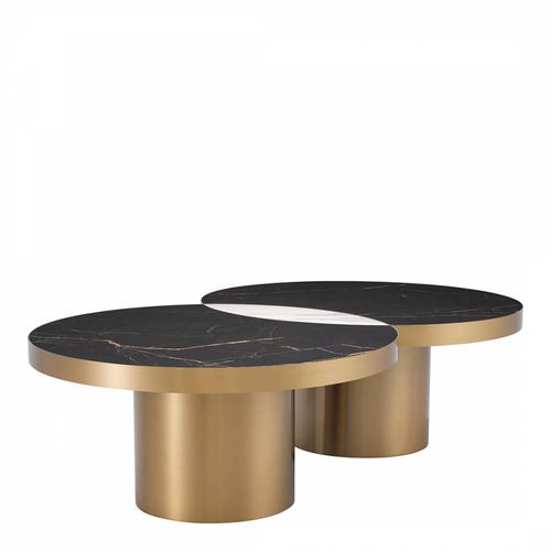 Breakers Coffee Table Brushed Brass - Eichholtz - Modalova