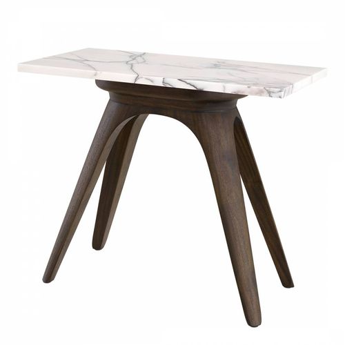 Borre Side Table Lilac Marble - Eichholtz - Modalova