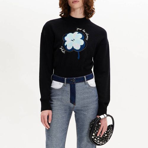 Black Floral Jumper - Sonia Rykiel - Modalova