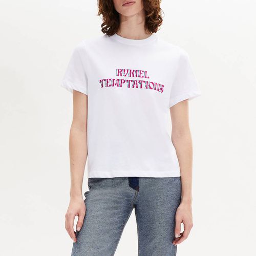 White Slogan T-Shirt - Sonia Rykiel - Modalova