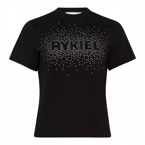 Black Rykiel Diamante T-Shirt - Sonia Rykiel - Modalova