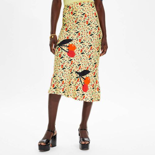 Printed Silk Blend Midi Skirt - Sonia Rykiel - Modalova