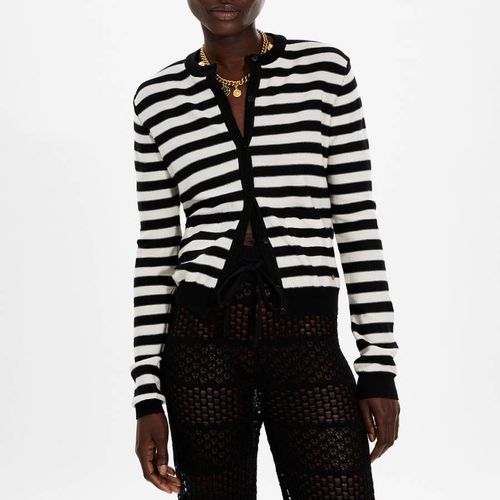 Black/White Stripe Cardigan - Sonia Rykiel - Modalova