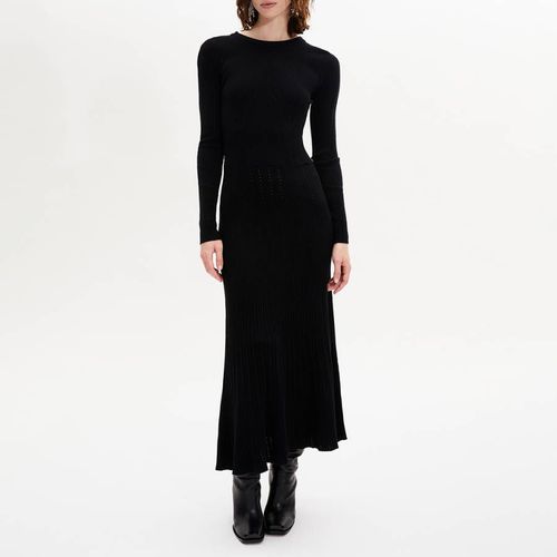 Black Long Sleeve Midi Dress - Sonia Rykiel - Modalova