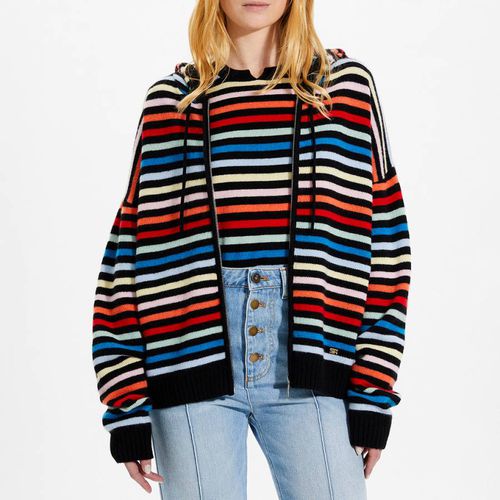 Multi Stripe Cashmere Blend Hoodie - Sonia Rykiel - Modalova