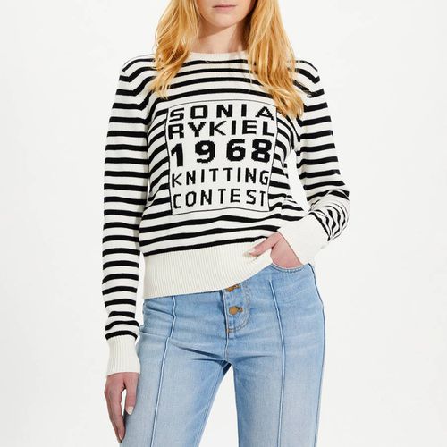 Black/White Stripe Knit Jumper - Sonia Rykiel - Modalova