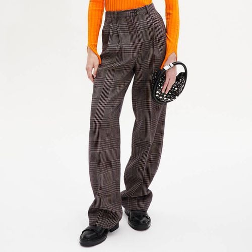 Brown Houndstooth Check Trouser - Sonia Rykiel - Modalova