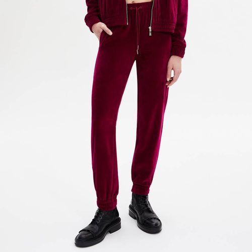 Red Velour Drawstring Joggers - Sonia Rykiel - Modalova