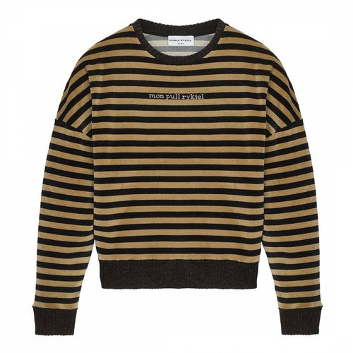 Beige/Black Crew Sweatshirt - Sonia Rykiel - Modalova