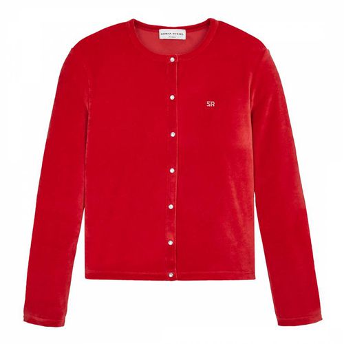 Red Button Up Cardigan - Sonia Rykiel - Modalova